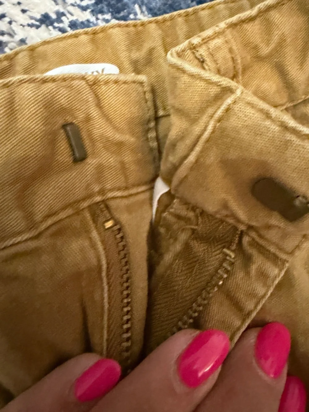 Old Navy Boys Size 6 Chino Shorts - 2 Pair Lot Gray & Khaki